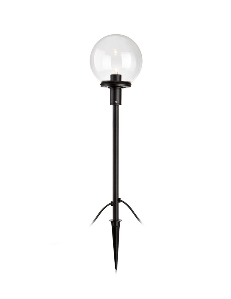 Markslojd GARDEN 24 Słupek Kula 60cm Czarny/Przezroczysty 107283
