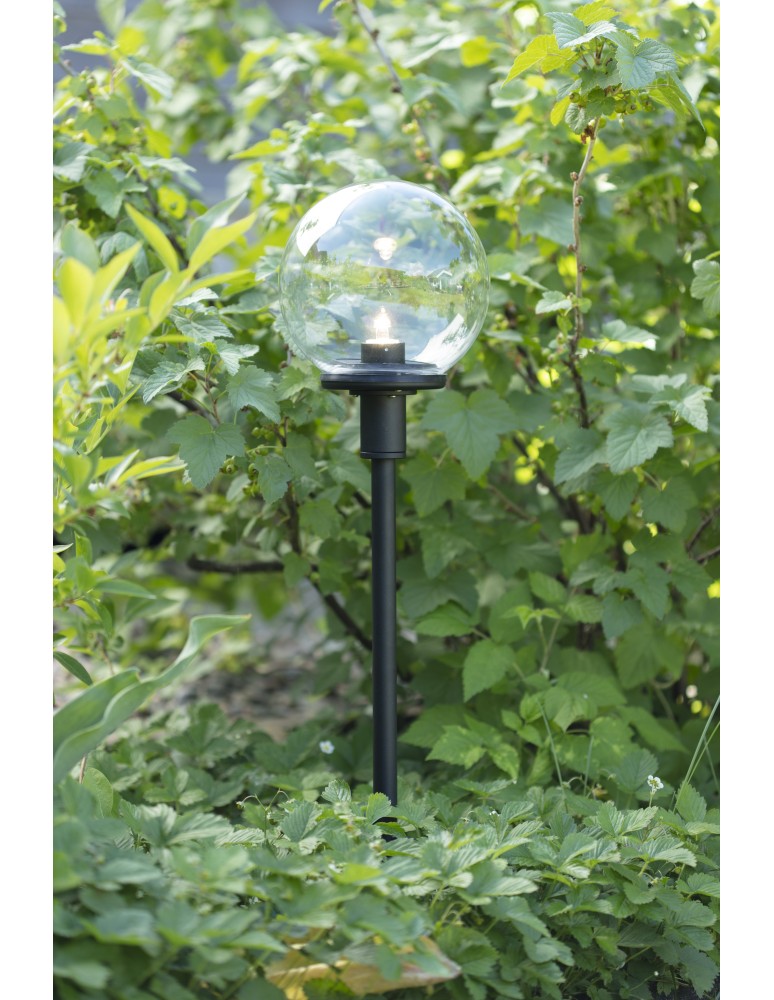 Markslojd GARDEN 24 Słupek Kula 60cm Czarny/Przezroczysty 107283