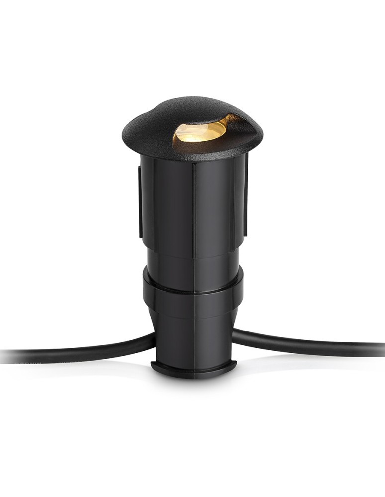 Lampy najazdowe i gruntowe - Markslojd GARDEN 24 Spot Schodowy 0,8W Czarny 107289 - produkt kolory-swiatla.pl 1