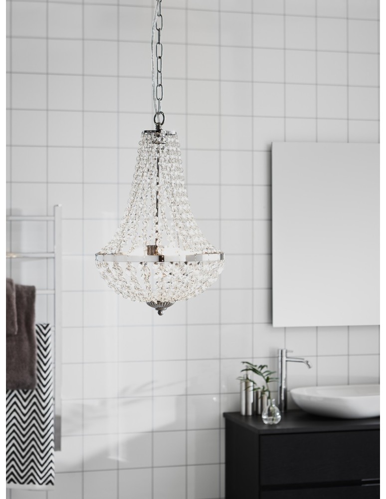 Markslojd GRÄNSÖ Żyrandol 2L Chrome/MC IP44 107550