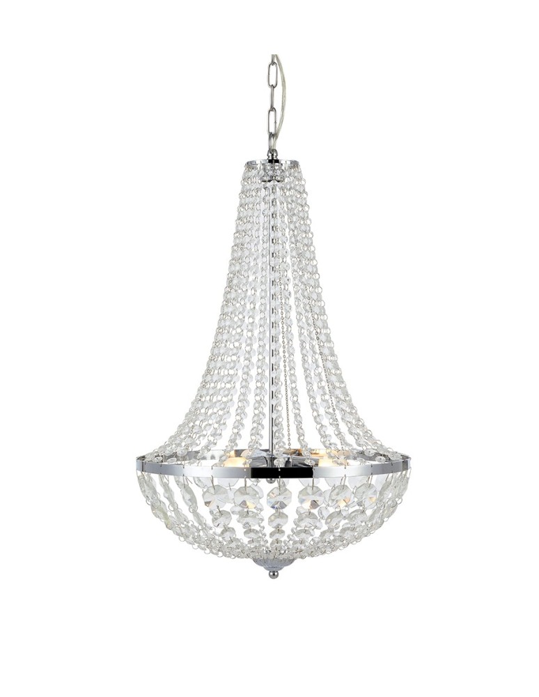 Żyrandole glamour - Markslojd GRÄNSÖ Żyrandol 3L Chrome/MC IP44 107551 - produkt kolory-swiatla.pl 1