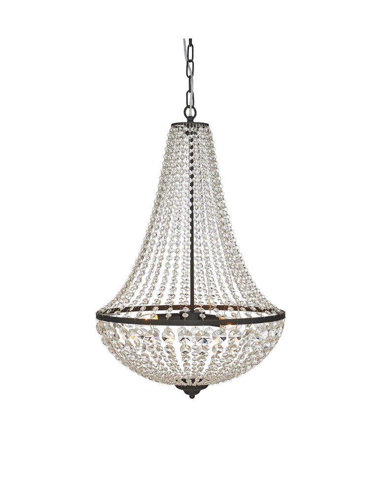 Żyrandole glamour - Markslojd GRÄNSÖ Wisząca 3L Czarny/MC 107028 - produkt kolory-swiatla.pl 1
