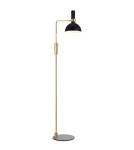 Lampy podłogowe - Markslojd LARRY Podłogowa 1L Czarny/Złoty Szczotkowany 106972 - product 1