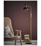 Lampy podłogowe - Markslojd LARRY Podłogowa 1L Czarny/Złoty Szczotkowany 106972 - product 2