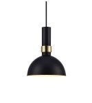 Lampy wiszące - Markslojd LARRY Wisząca 1L Czarny/Złoty Szczotkowany 106974 - product 1