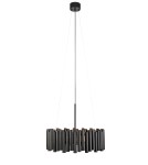 Lampy wiszące - Markslojd LEVEL Wisząca 3L Czarna 107925 - produkt 1