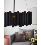Lampy wiszące - Markslojd LEVEL Wisząca 3L Czarna 107925 - produkt 3