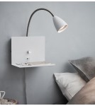 Kinkiety w stylu skandynawskim - Markslojd LOGI Kinkiet 1L Biały 107140 - product 2