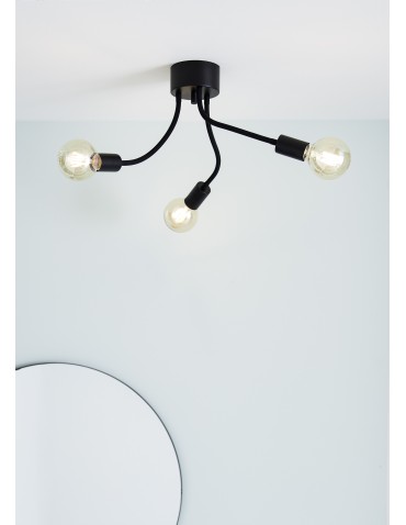 Markslojd MEDUSA Sufitowa 3L Czarna/Szary 107930 - produkt 2