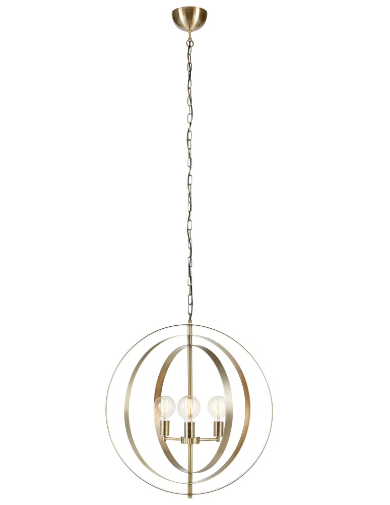 Lampy wiszące - Markslojd ORBIT Wisząca 3L Antyczny 107941 - produkt kolory-swiatla.pl 1