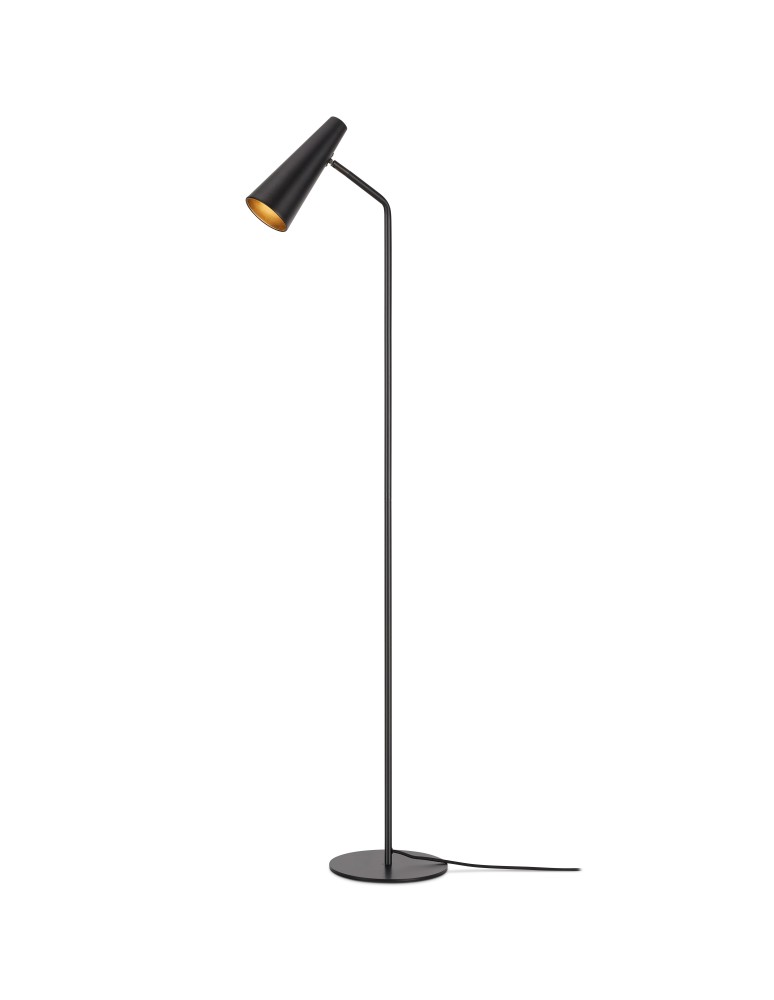 Lampy podłogowe do czytania - Markslojd PEAK Podłogowa 1L Czarna 107900 - produkt kolory-swiatla.pl 1