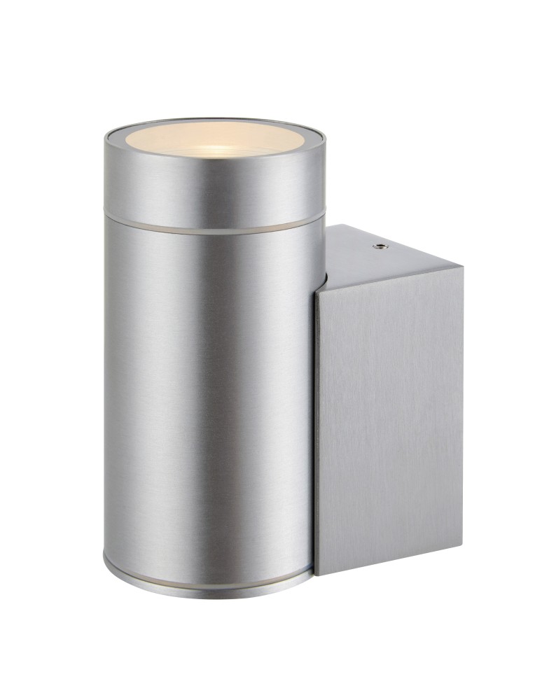 Kinkiety zewnętrzne - Markslojd PIPE Kinkiet 1L Aluminium IP44 107915 - produkt kolory-swiatla.pl 1