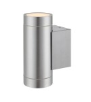 Kinkiety zewnętrzne - Markslojd PIPE Kinkiet 2L Aluminium IP44 107917 - produkt 1