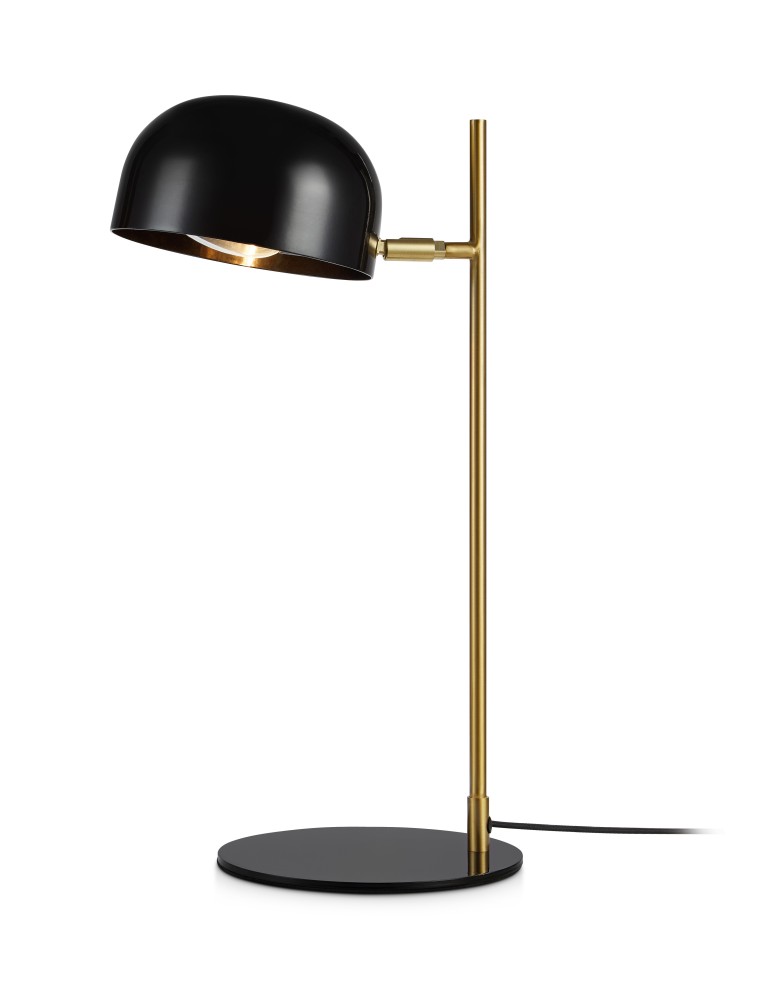 Lampy stołowe do czytania - Markslojd POSE Stołowa 1L Czarna/Złoty Szczotkowany 107938 - produkt kolory-swiatla.pl 1