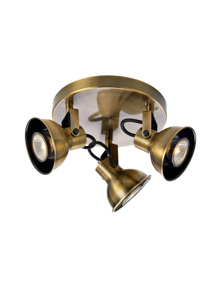 Lampy sufitowe - Markslojd ROCCO Sufitowa 3L Antyczny 107852 - produkt kolory-swiatla.pl 1