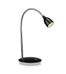Lampki biurkowe - Markslojd TULIP Stołowa Czarny 105685 - produkt 1