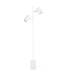 Lampy podłogowe młodzieżowe - Markslojd TWIN Podłogowa 2L Biały 107948 - product 1