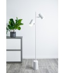 Lampy podłogowe młodzieżowe - Markslojd TWIN Podłogowa 2L Biały 107948 - product 2