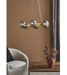 Lampy wiszące kule - Markslojd CIRCLE Wisząca 6L Złoty/Dymiony 108050 - produkt 2