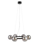 Lampy wiszące kule - Markslojd CIRCLE Wisząca 6L Czarny/Dymiony 108051 - product 1
