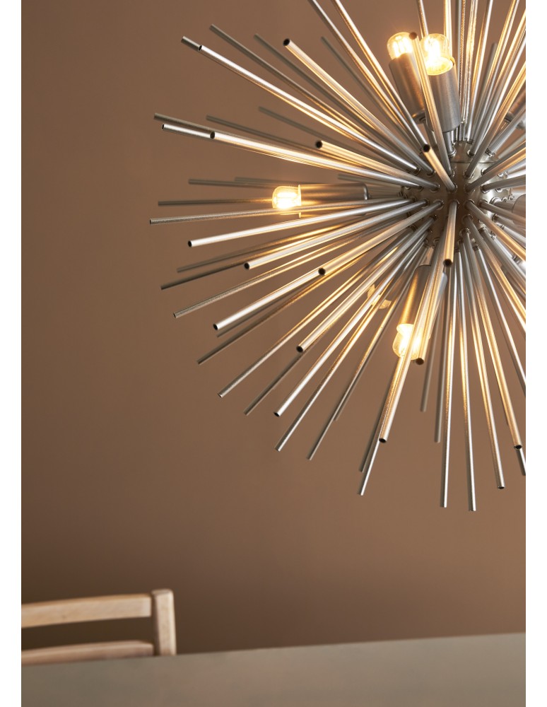 Lampy wiszące - Markslojd SOLEIL Wisząca 9L Srebrny 108049 - product kolory-swiatla.pl 3