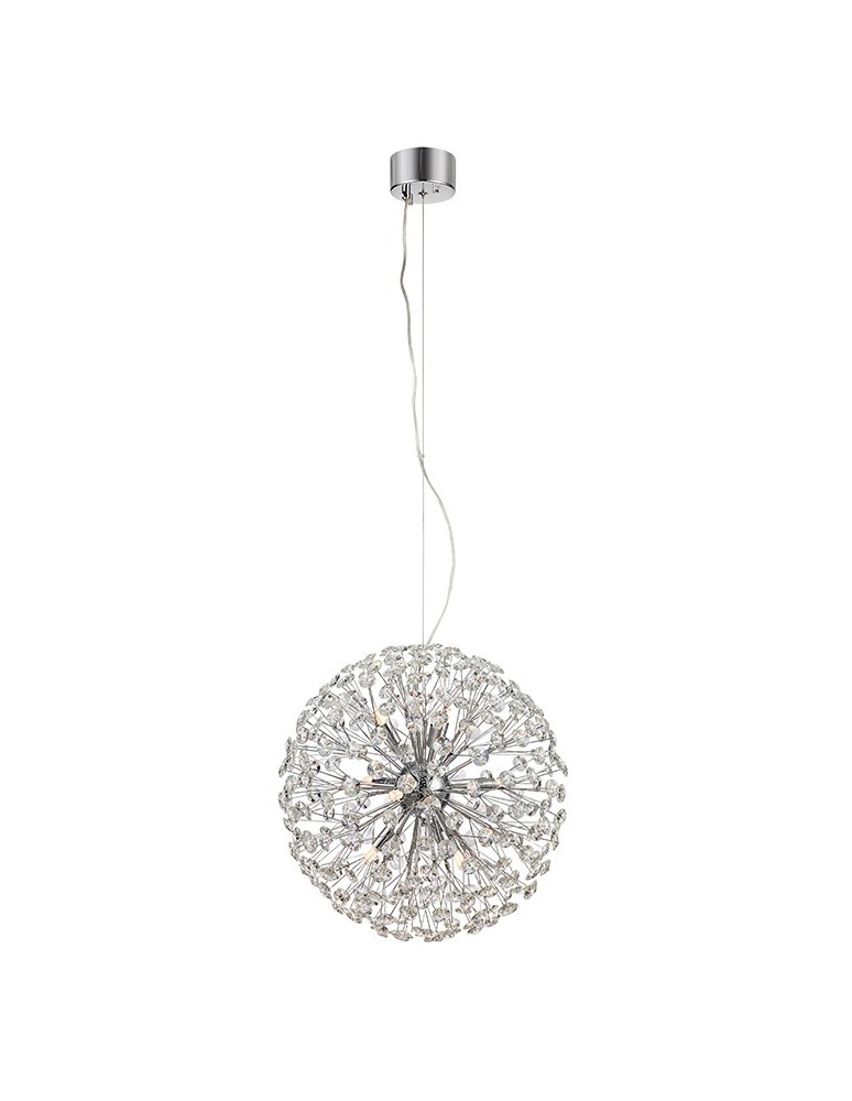 Lampy wiszące - Markslojd BOLID Wisząca 9L Chrom/Przezroczysty 108101 - produkt kolory-swiatla.pl 1