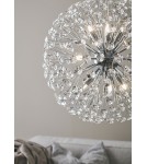 Lampy wiszące - Markslojd BOLID Wisząca 9L Chrom/Przezroczysty 108101 - produkt 3