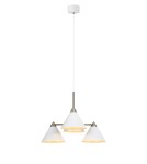 Lampy wiszące - Markslojd KLINT Wisząca 4L Biały/Stalowy 108077 - product 1