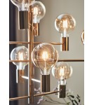 Żyrandole w stylu skandynawskim - Markslojd PARIS Wisząca 10L Ciemny Mosiądz 108117 - product 3