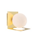 Kinkiety łazienkowe - Markslojd ZENIT Kinkiet 1L IP44 Mosiądz/Mleczny 108085 - product 1