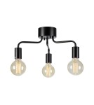 Lampy sufitowe w stylu skandynawskim - Markslojd AVERY Sufitowa 3L Czarny 108102 - product 1