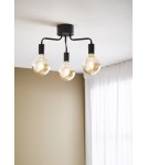 Lampy sufitowe w stylu skandynawskim - Markslojd AVERY Sufitowa 3L Czarny 108102 - product 2