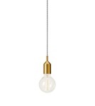 Lampy wiszące żarówki - Markslojd BRONX Wisząca 1L Brązowa 108098 - product 1