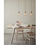Lampy wiszące potrójne - Markslojd BRONX Wisząca 3L Prosta Brązowa  108097 - product 2
