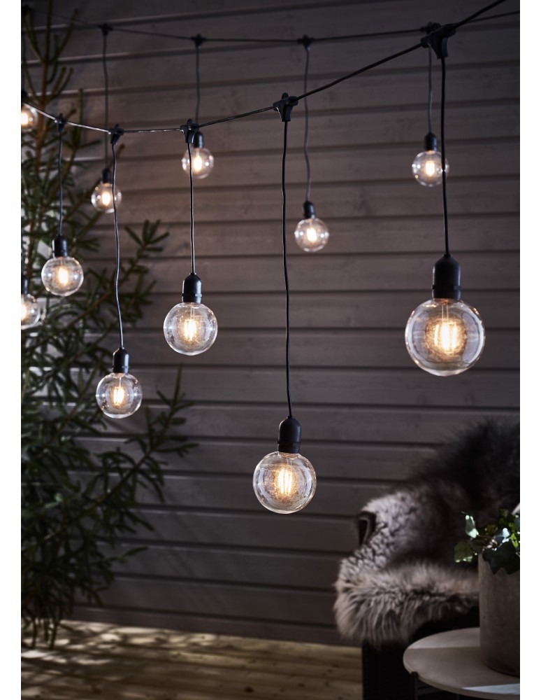 Markslojd GARDEN 24 DECO Łańcuch 10L Start Czarny/Przezroczysty 108021