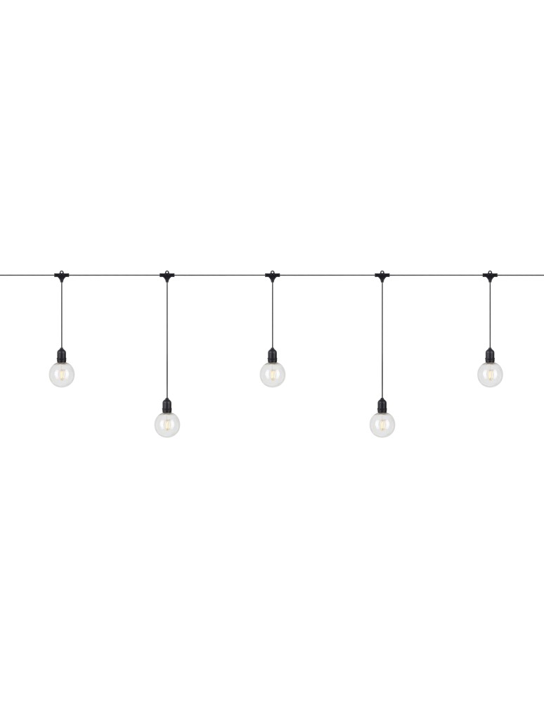 Markslojd GARDEN 24 DECO Łańcuch 10L Extra Czarny/Przezroczysty 108022
