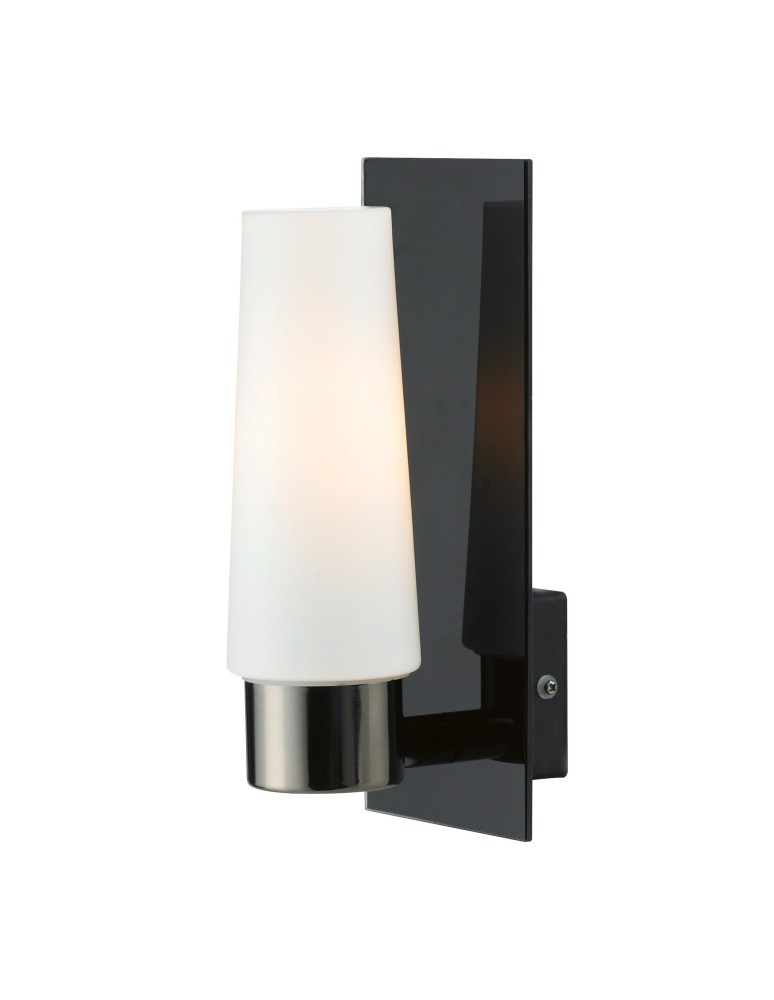 Kinkiety łazienkowe - Markslojd BRASTAD Kinkiet 1L Czarny/Biały IP44 107614 - produkt kolory-swiatla.pl 1