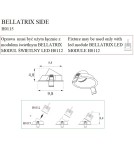 Lampy podtynkowe - oczka - Maxlight Oprawa Wpustowa Bellatrix Side Biała - Bez Modułu Świetlnego LED H0112 H0115 - product 4