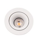 Lampy podtynkowe - oczka - Maxlight Oprawa Wpustowa Bellatrix Tilted Biała - Bez Modułu Świetlnego LED H0112 H0117 - product 2