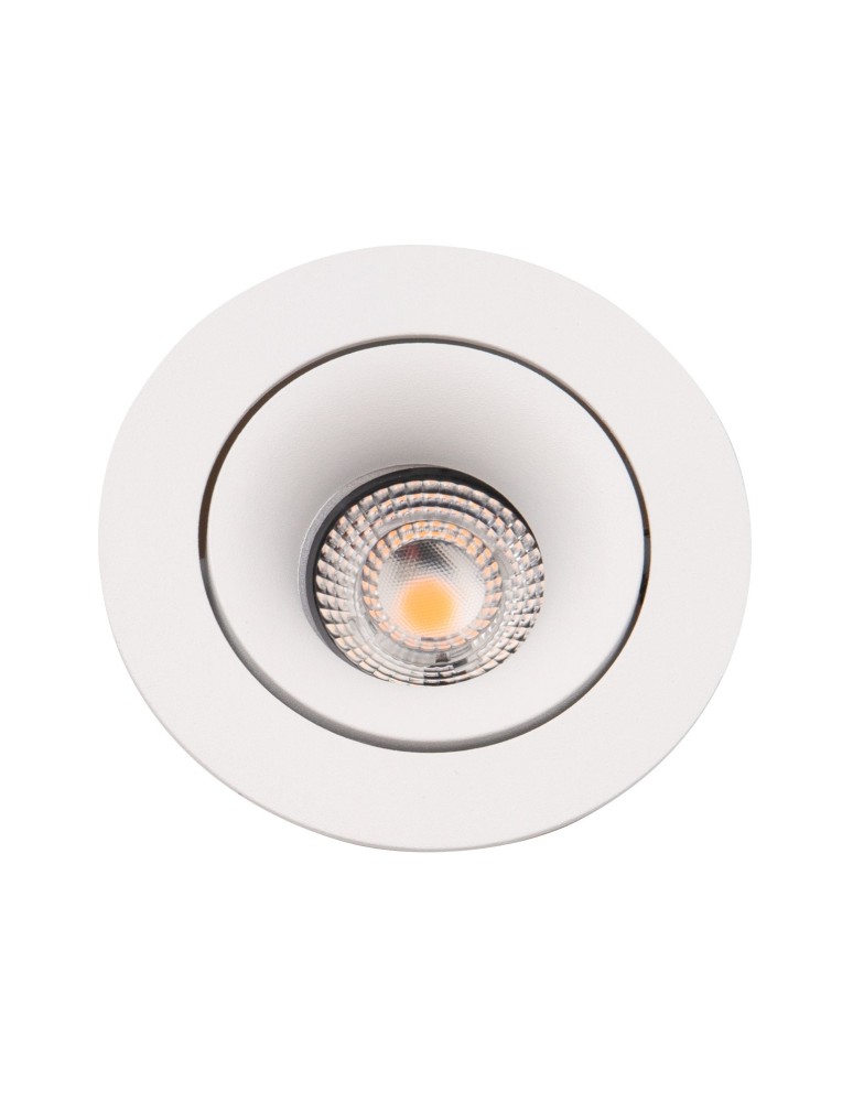 Maxlight Oprawa Wpustowa Bellatrix Tilted Biała - Bez Modułu Świetlnego LED H0112 H0117
