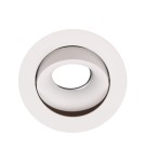 Lampy podtynkowe - oczka - Maxlight Oprawa Wpustowa Bellatrix Tilted Biała - Bez Modułu Świetlnego LED H0112 H0117 - product 3