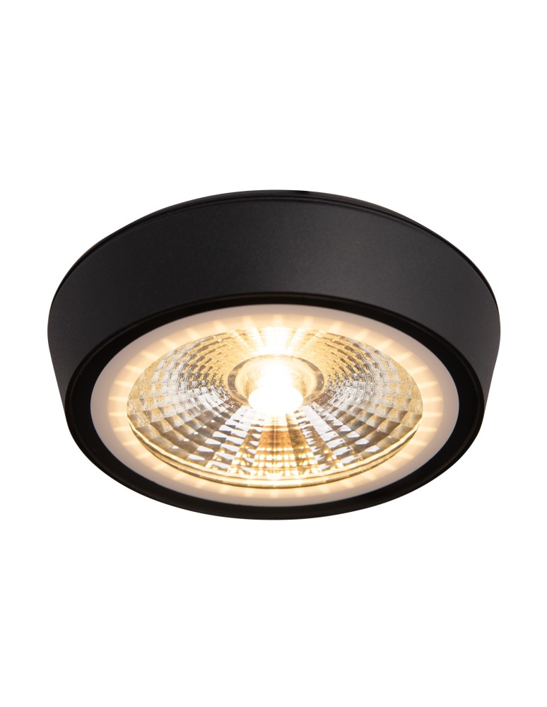 Oprawy sufitowe hermetyczne - Maxlight Charon Sufitowa Czarny IP65 12W LED 1327lm 3000K C0208 - produkt kolory-swiatla.pl 1