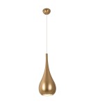 Lampy wiszące - Maxlight Drop Wisząca 1xE27 Złoty Matowy P0436 - produkt 2