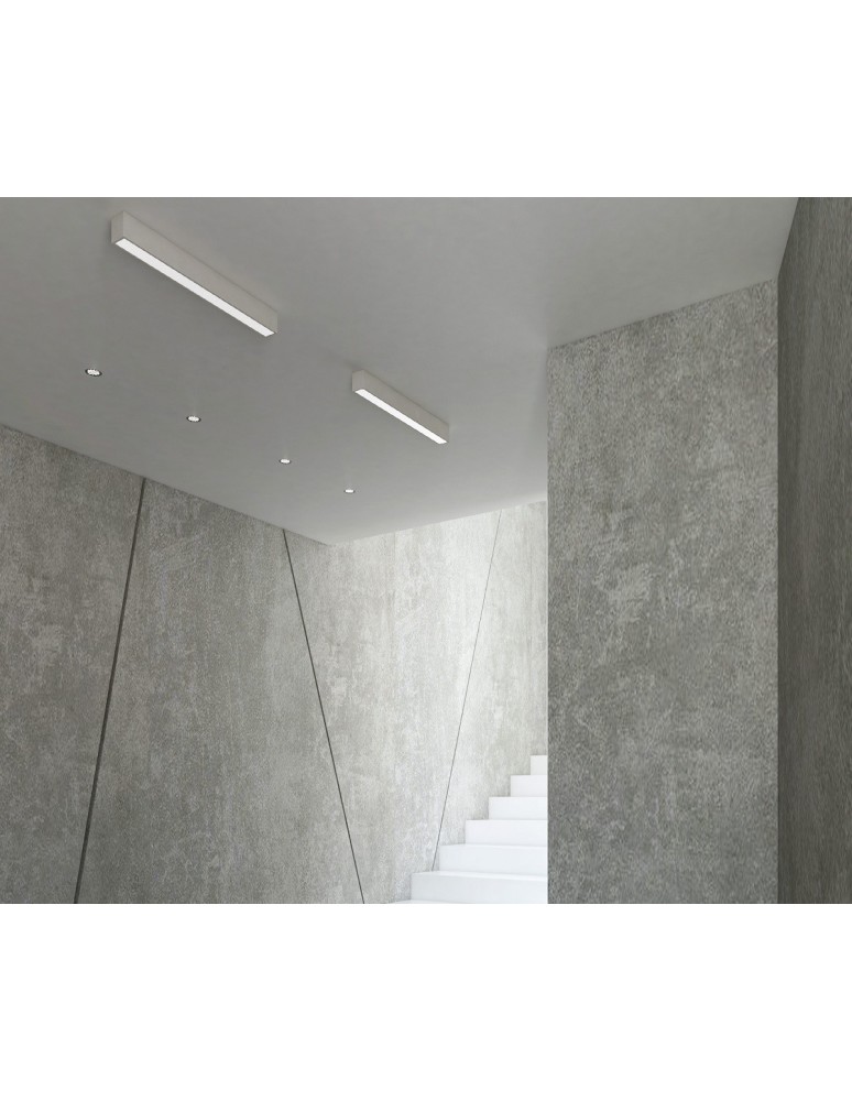 Maxlight Lampa Sufitowa Linear White 18W 4000K Ściemnialna C0124D