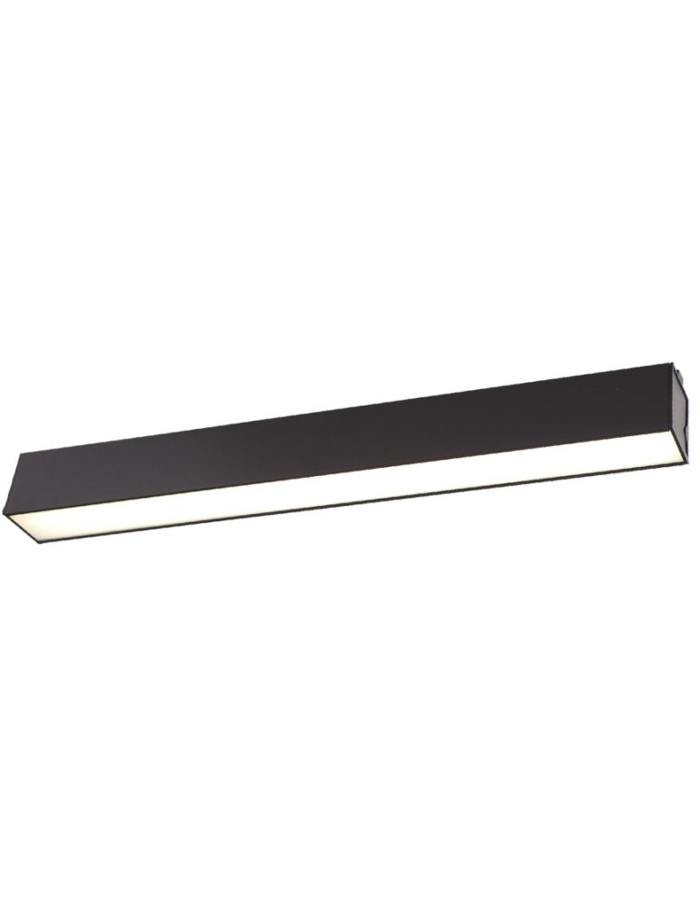 Lampy sufitowe nowoczesne - Maxlight Lampa Sufitowa Linear Black 18W 4000K C0190 - produkt kolory-swiatla.pl 1