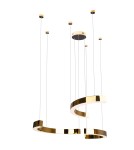Lampy wiszące LED - Maxlight Lampa Wisząca Lotus 40W Złota Ściemnialna P0394D - product 1