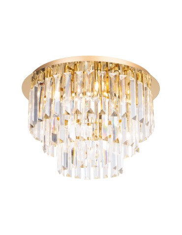 Maxlight Plafon Monaco Złoty Ø 42 cm C0205