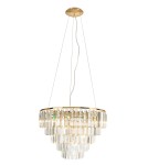 Lampy wiszące - Maxlight Lampa Wisząca Monaco Złota Ø 60 cm P0424 - product 1