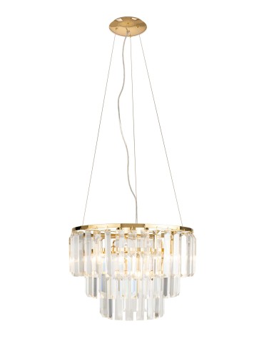 Maxlight Lampa Wisząca Monaco Złota Ø 42 cm P0423