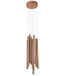 Lampy wiszące sople - Maxlight Lampa Wisząca Organic 10X1 Miedź Mała Ściemnialna P0205D - produkt 1